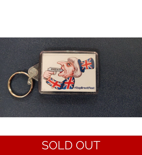 Brexit Gun Keyring